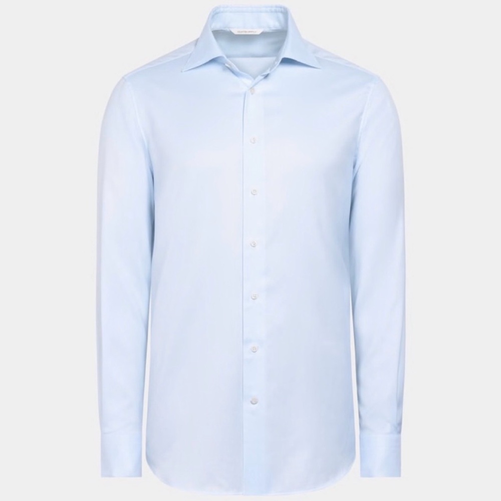 Elegant Light Blue Dress Shirt